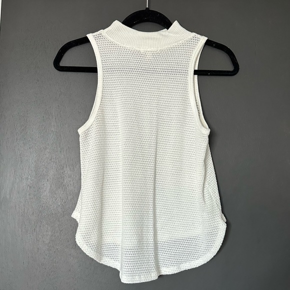 Silent + Noise White Knit Sleeveless Tank - Size Small - Picture 5 of 5